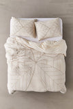 Petal Embroidered Gauze Duvet Cover