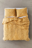 Petal Embroidered Gauze Duvet Cover