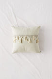 Bungalow Gauze Netted Tassel Throw Pillow