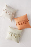 Bungalow Gauze Netted Tassel Throw Pillow